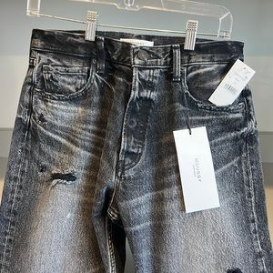 Moussy Vintage Odessa wide straight black Size 29